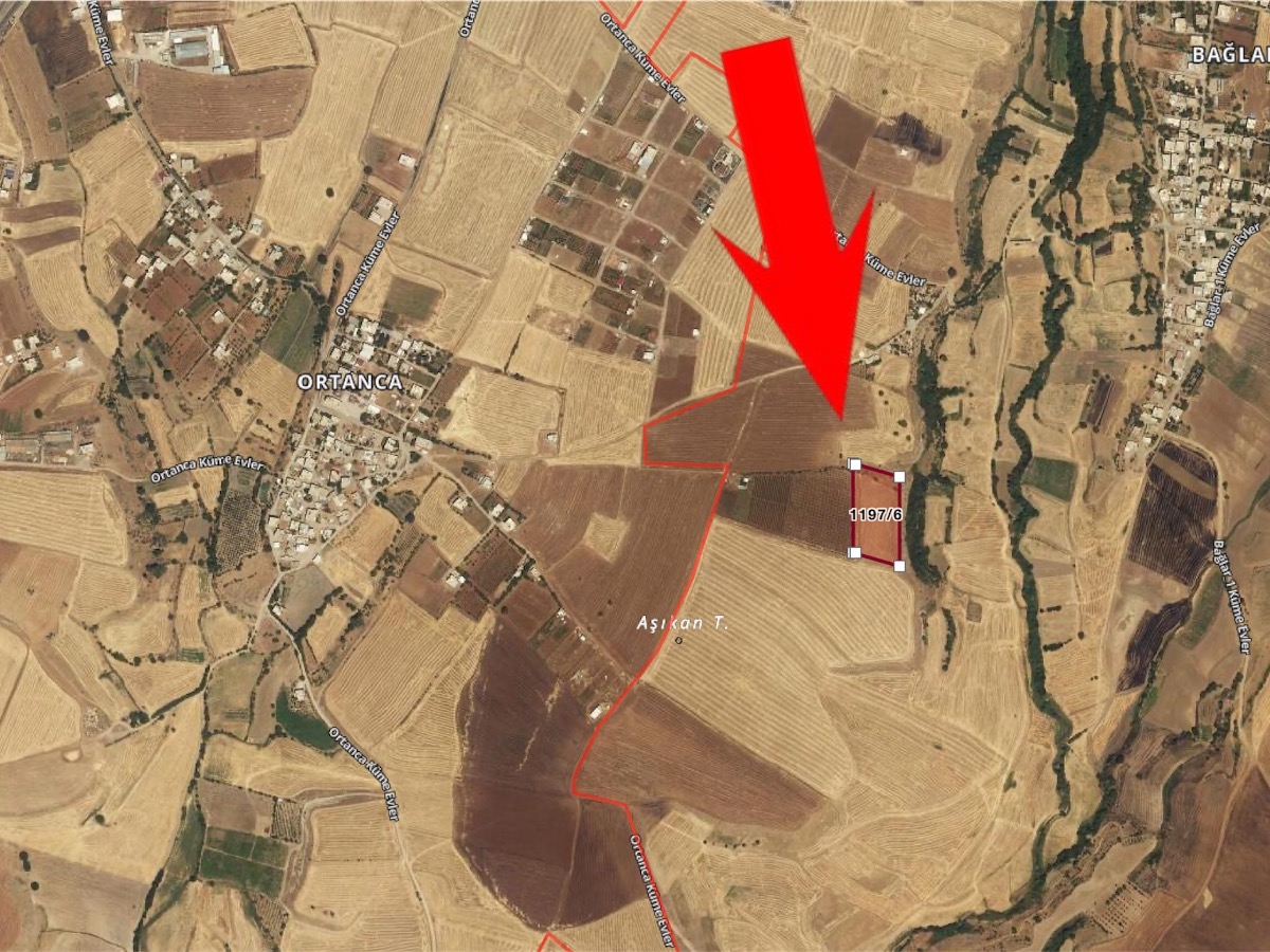 Ortancada Satılık 9817 m²
